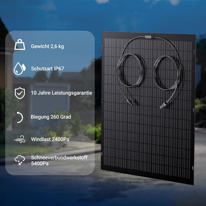 480W Flexibel zonnepaneelset 2 x 240 W flexibele zonnemodule voor camper, auto, schuur, dak, boot, balkon, IP67, fotovoltaïsche zonnecel, off-grid