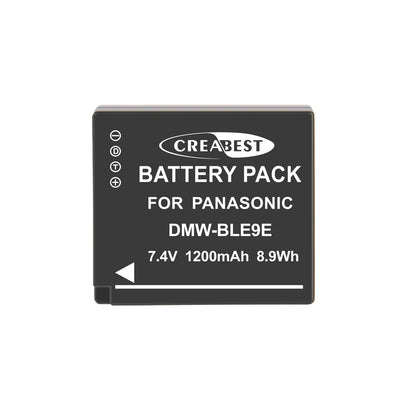 2 stuks DMW-BLE9E accuoplader voor Panasonic Lumix GF5 GX7 DMC-GF3 DC-G110 GX85