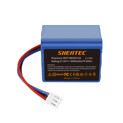 SHENTEC 2x3.5Ah 21,6V Li-ion-accu voor Philips FC6721/01 FC6722/01 FC6723 FC6726 FC6729