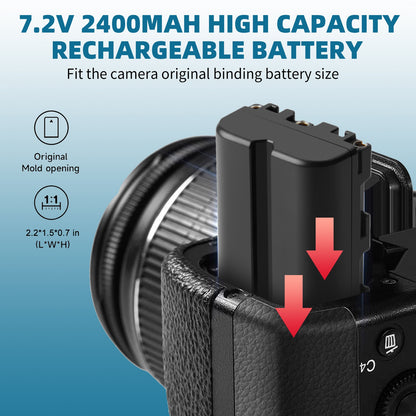SHENTEC 2x batterij NP-FM500H + oplader voor Sony Alpha DSLR/SLT A57 A68 A58 A300K/N A100
