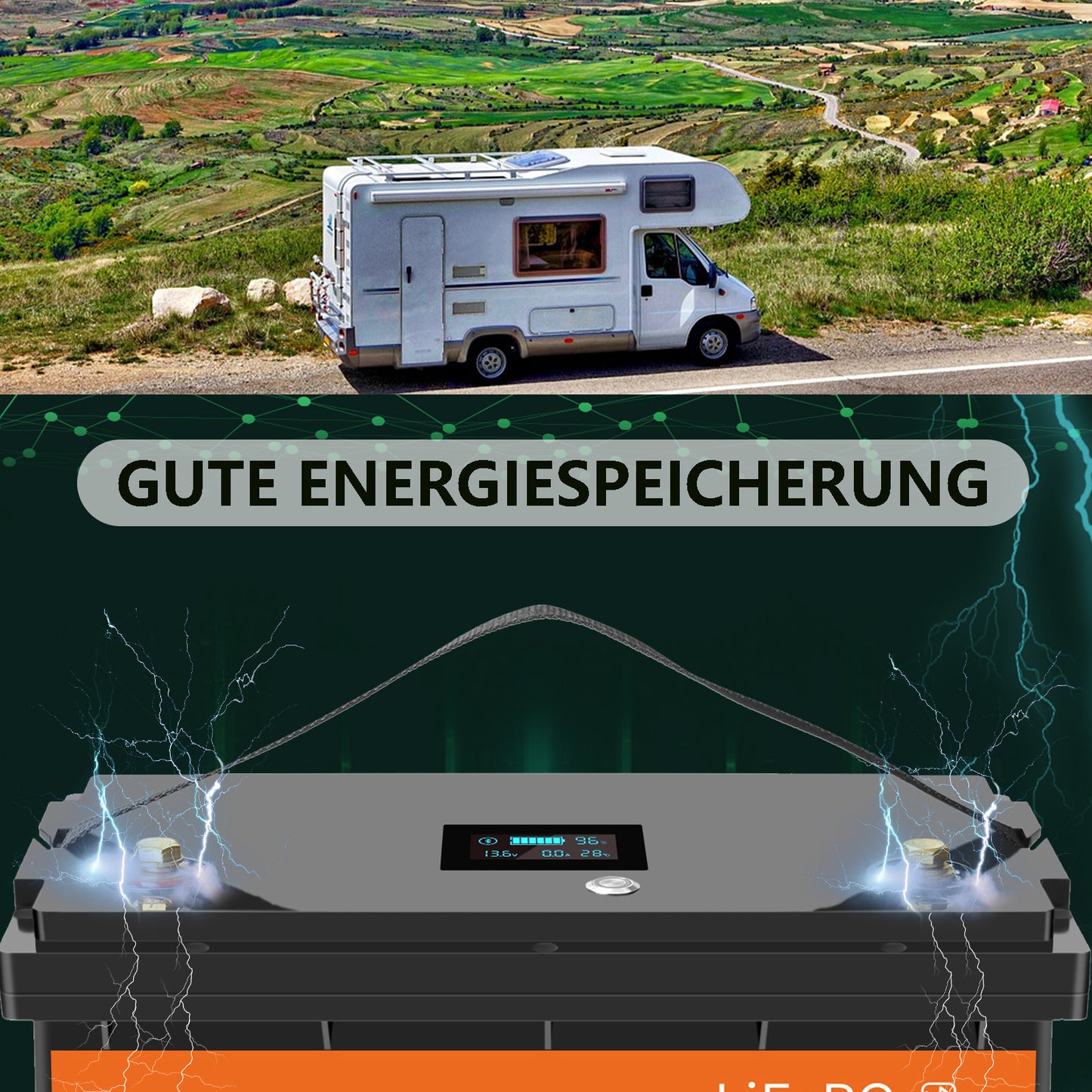 SHENTEC 12/24V 100/150/200/300Ah LiFePO4-accu met BMS voor zonneboot, off-grid RV