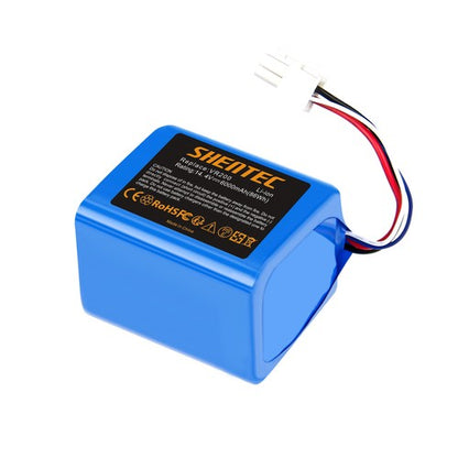 SHENTEC 6000mAh 14.4V Li-ion Accu Voor Vorwerk Kobold VR200 20884-1 4NCR18650P2-C001A