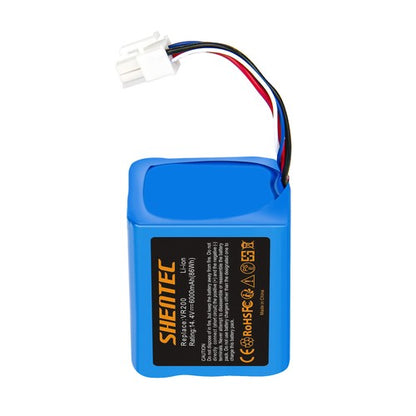 SHENTEC 6000mAh 14.4V Li-ion Accu Voor Vorwerk Kobold VR200 20884-1 4NCR18650P2-C001A