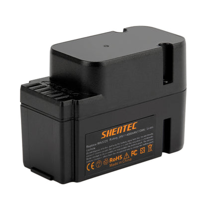 SHENTEC 4.0Ah 28V Li-ion vervangbare accu voor Worx WA3225 WA3565 WG754E WG790E WG791E.1 WG796E.1