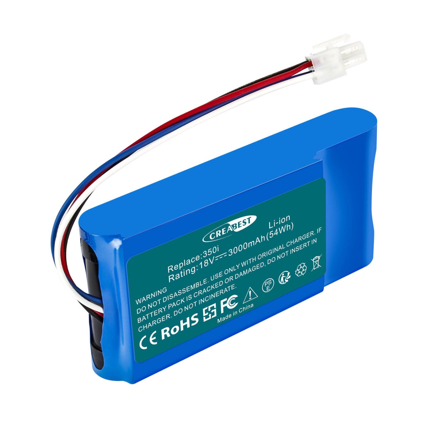 SHENTEC 18V 3Ah Li-ion Batterij Geschikt Voor Yard Force 1920726 AMIRO 400i 400Ri 350 400 350i