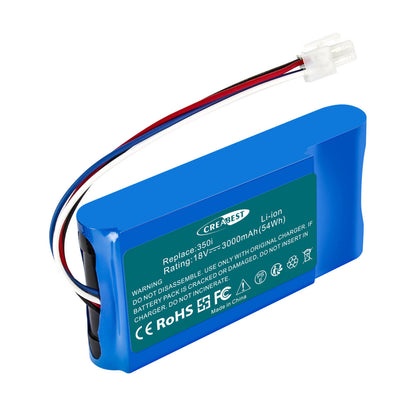 SHENTEC 18V 3Ah Li-ion Batterij Geschikt Voor Yard Force 1920726 AMIRO 400i 400Ri 350 400 350i