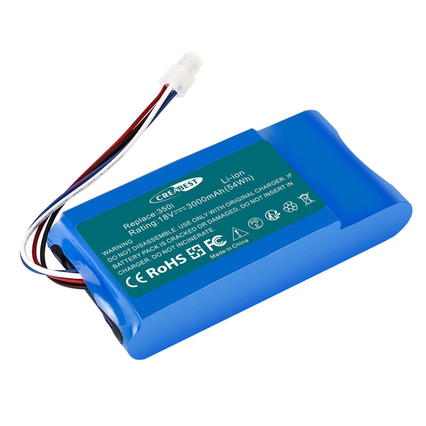 SHENTEC 18V 3Ah Li-ion Batterij Geschikt Voor Yard Force 1920726 AMIRO 400i 400Ri 350 400 350i