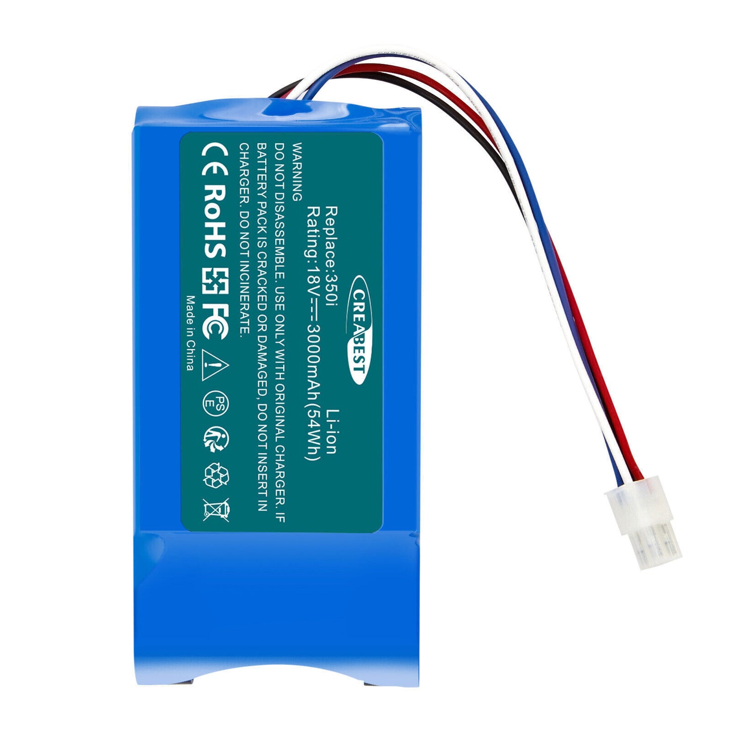 SHENTEC 18V 3Ah Li-ion Batterij Geschikt Voor Yard Force 1920726 AMIRO 400i 400Ri 350 400 350i